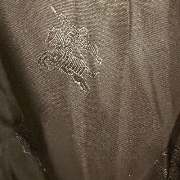 BURBERRY vintage double breasted blazer gold buttons size 44 long jacket suit - Picture 4 of 15